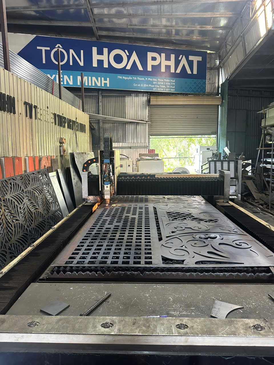 Cắt sắt CNC tại Huế 